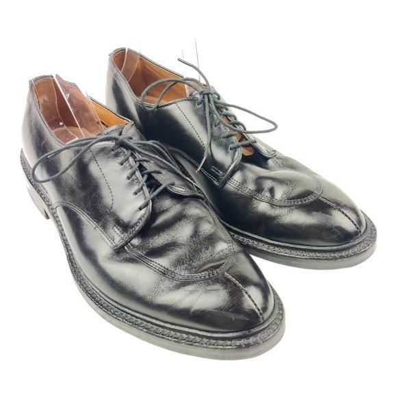 Allen Edmonds Black Leather Oxford Men Dress Shoes Split Tapered Toe Walton main image 7